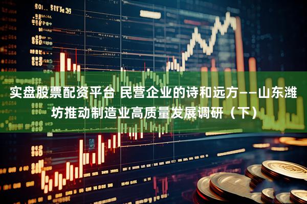 实盘股票配资平台 民营企业的诗和远方——山东潍坊推动制造业高质量发展调研（下）