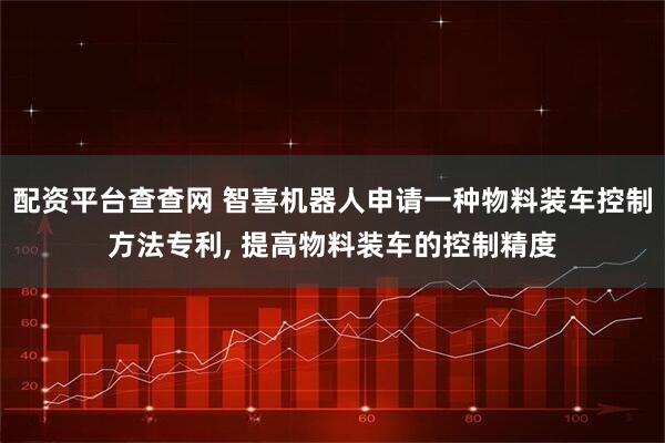 配资平台查查网 智喜机器人申请一种物料装车控制方法专利, 提高物料装车的控制精度
