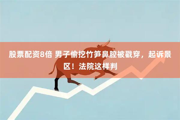 股票配资8倍 男子偷挖竹笋鼻腔被戳穿，起诉景区！法院这样判